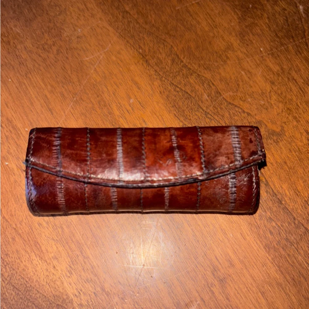 Vintage Eel skin lipstick case